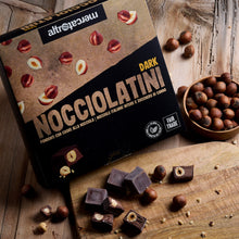Carica l'immagine nel visualizzatore di Gallery, NOCCIOLATINI DARK - CIOCCOLATINI FONDENTI ALLA NOCCIOLA | COD.00001273 | 250 g
