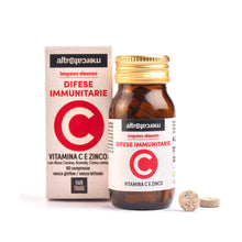 Carica l'immagine nel visualizzatore di Gallery, DIFESE IMMUNITARIE VITAMINA C E ZINCO | COD.00002615| 60 cps - 42 g