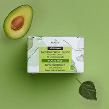 Carica l'immagine nel visualizzatore di Gallery, BALSAMO SOLIDO - VOLUMIZZANTE - TE' VERDE E AVOCADO BIO | COD. 00003760| 50 gr