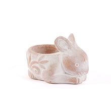 Carica l'immagine nel visualizzatore di Gallery, MINI VASETTO CONIGLIETTO IN TERRA COTTA | Cod.00005355| 9 x 6,5 x h.5 cm