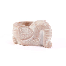 Carica l'immagine nel visualizzatore di Gallery, MINI VASETTO ELEFANTE IN TERRA COTTA | Cod.00005357 | 9 x 7,5 x h.5 cm