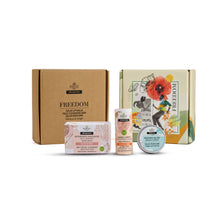 Carica l'immagine nel visualizzatore di Gallery, FREEDOM - COFANETTO REGALO PLASTIC FREE BIO | COD. 00005585 | 10 gr + 10 gr + 35 gr