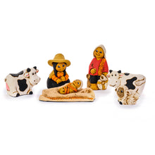 Carica l'immagine nel visualizzatore di Gallery, PRESEPE CON LE MUCCHE 6 FIGURE | Cod.00005907 | 4 cm x 7 cm