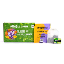 Carica l'immagine nel visualizzatore di Gallery, TE' VERDE DARJEELING CON AGRUMI E LAVANDA | COD.00007120 | 16 FILTRI