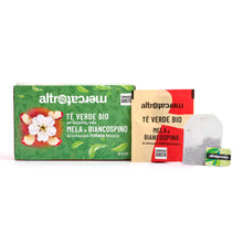 Carica l'immagine nel visualizzatore di Gallery, TE' VERDE DARJEELING CON MELA E BIANCOSPINO | COD.00007337 | 16 FILTRI