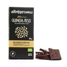 Carica l'immagine nel visualizzatore di Gallery, CIOCCOLATO MASCAO FONDENTE EXTRA CON QUINOA E RISO | COD.00007594 | 80g