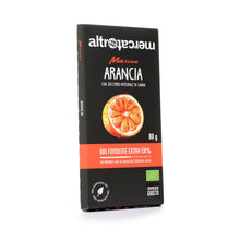 Carica l'immagine nel visualizzatore di Gallery, CIOCCOLATO MASCAO FONDENTE EXTRA CON ARANCIA | COD.00007595 | 80g
