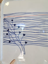 Carica l'immagine nel visualizzatore di Gallery, VASSOIO GRANDE RED&BLUE IN CERAMICA | COD.40001420 | 25x25