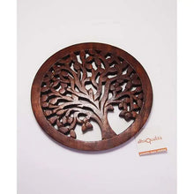 Carica l'immagine nel visualizzatore di Gallery, SOTTOPENTOLA RAMI LEGNO | COD.HUBAQIN1041236 | cm 20x20