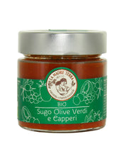 Carica l'immagine nel visualizzatore di Gallery, SUGO OLIVE VERDI E CAPPERI | COD.LA888888 | 200 g