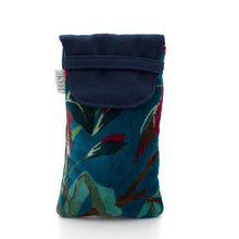 Carica l'immagine nel visualizzatore di Gallery, PORTAOCCHIALI UCCELLI BLU VEVET | COD.HUBAQVNB4051805 | 9.5×16.5