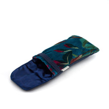 Carica l'immagine nel visualizzatore di Gallery, PORTAOCCHIALI UCCELLI BLU VEVET | COD.HUBAQVNB4051805 | 9.5×16.5