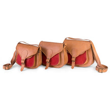 Carica l'immagine nel visualizzatore di Gallery, BORSA FARAH BROWN/RED | Cod.FOR911527600 | TRE MISURE