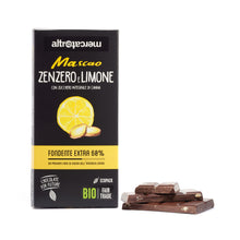 Carica l'immagine nel visualizzatore di Gallery, CIOCCOLATO MASCAO FONDENTE ALLO ZENZERO E LIMONE - BIO | COD. 00005407 | 80g