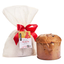 Carica l&#39;immagine nel visualizzatore di Gallery, PANETTONE CLASSICO CON UVETTA SENZA CANDITI | COD.000887 | 700gr
