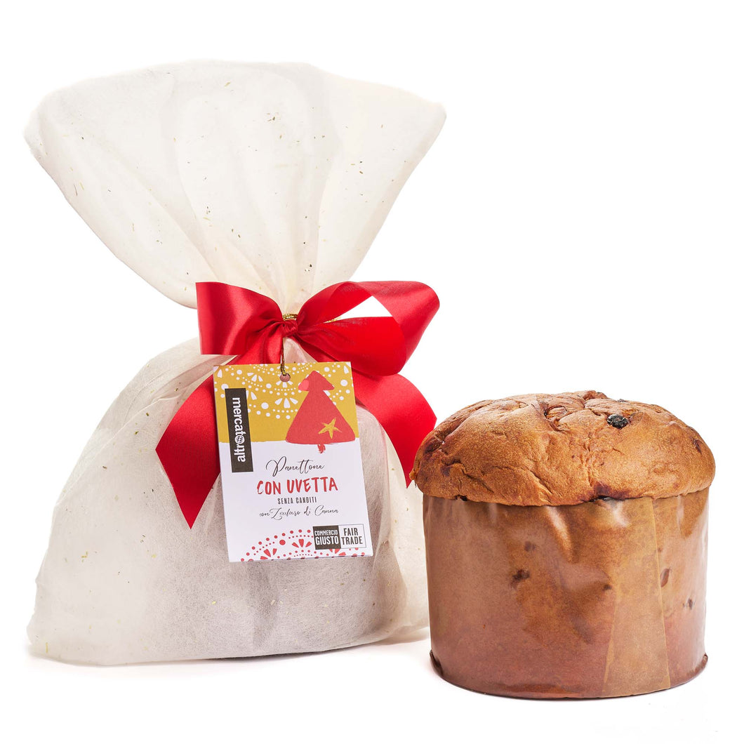 PANETTONE CLASSICO CON UVETTA SENZA CANDITI | COD.000887 | 700gr