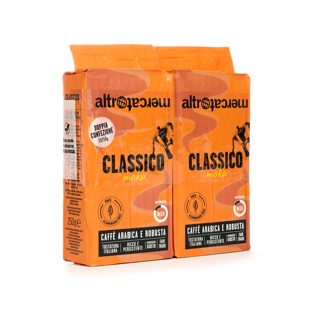 CAFFÈ MISCELA CLASSICA BIPACK MACINATO MOKA | COD.00000936 | 2x250 g