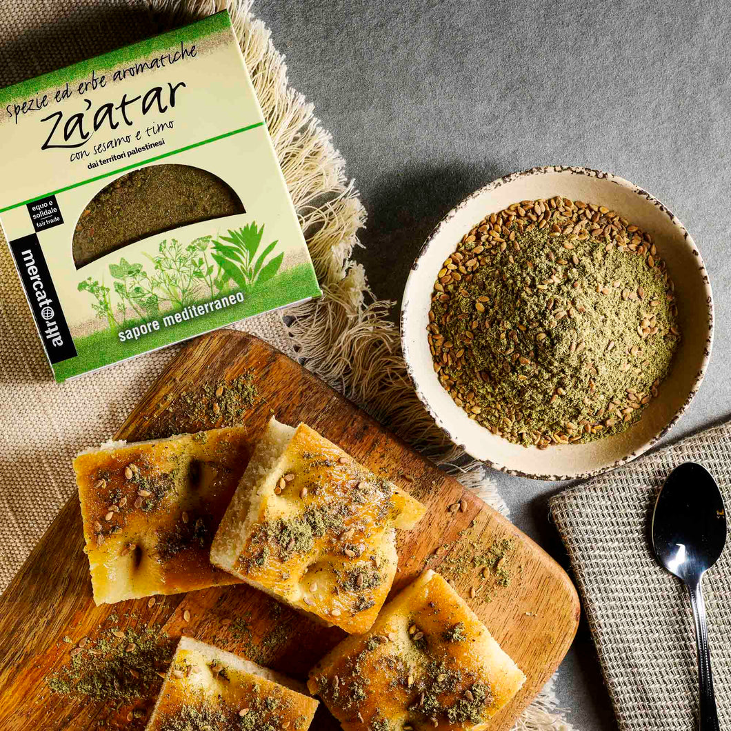 MISCIELA DI SPEZIE ED ERBE ZA'ATAR PALESTINA | COD. 00000980| 80 g