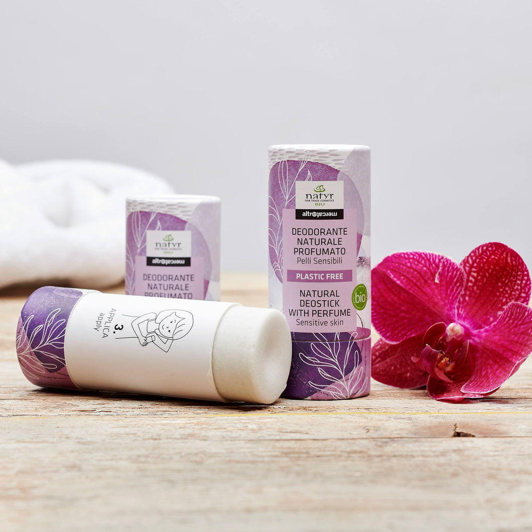 DEODORANTE  NATURALE PROFUMATO - PELLI SENSIBILI - BIO | COD.00003763 | 55 gr