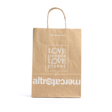 Carica l'immagine nel visualizzatore di Gallery, SHOPPER LOVE PEOPLE LO PLANET - CARTA RECICLATA  | COD.00005413 | 28 X 12 X 36 cm
