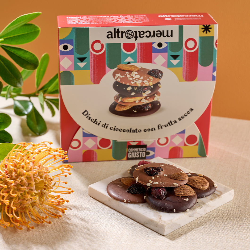 DISCHI DI CIOCCOLATO E FRUTTA | COD.00006854| 120G