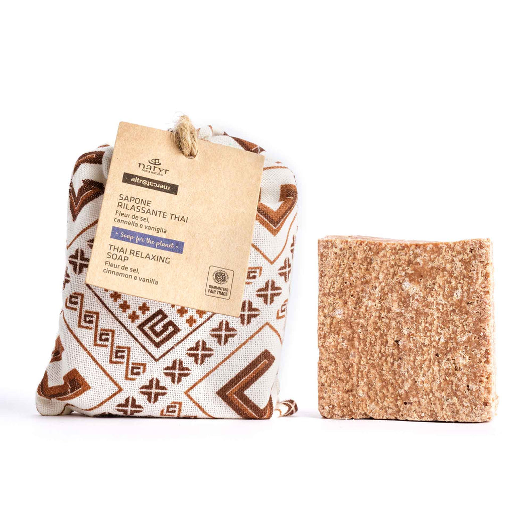 SAPONE ARTIGIANALE THAI - SALE, CANNELLA E VANIGLIA | COD.00007050 | 100G
