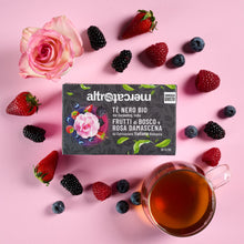 Carica l&#39;immagine nel visualizzatore di Gallery, TE&#39; NERO DARJEELING CON FRUTTI DI BOSCO E ROSA DAMASCENA  | COD.00007121 | 16 FILTRI (Copia)

