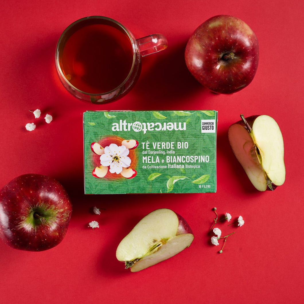 TE' VERDE DARJEELING CON MELA E BIANCOSPINO  | COD.00007337 | 16 FILTRI
