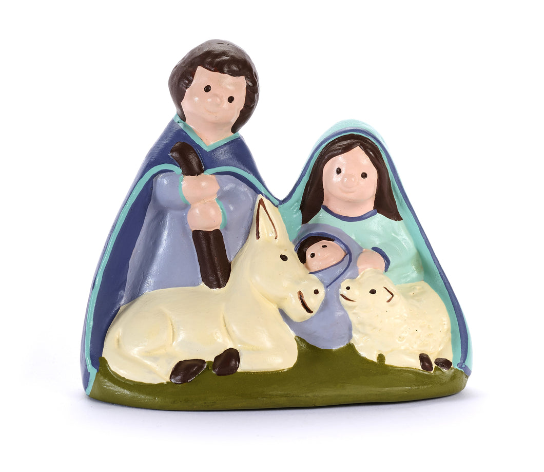 PRESEPE MANTELLI BLU | Cod.00007381 | 4,5x9x8,5 cm