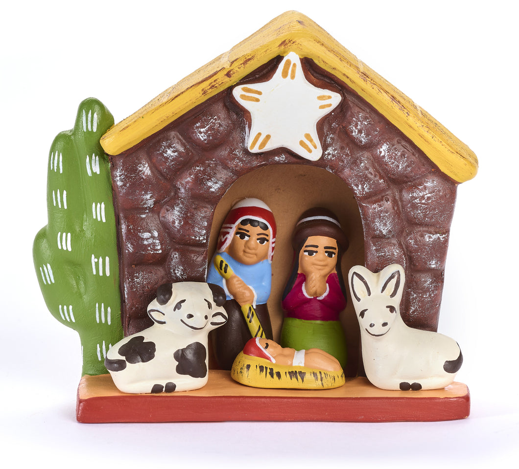 PRESEPE RUSTICO | Cod.00007382 | 4x11x10 cm