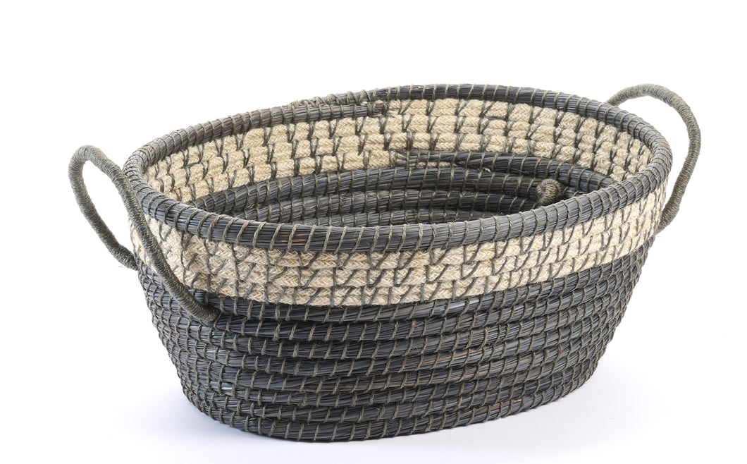 CESTO LICHERS MEDIO OVALE ALTO  KAISA/ JUTA  | COD.00007436 |