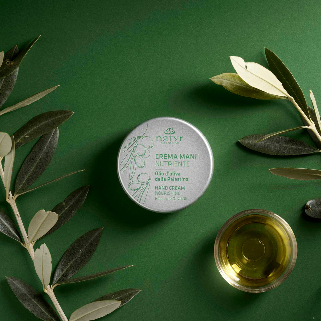 CREMA MANI NUTRIENTE - OLIO D'OLIVA DELLA PALESTINA | COD.00008049 |50 ml