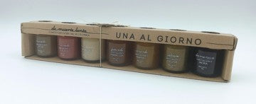 UNA AL GIORNO COFANETTO 7 CONFETTURE | COD.HUBEQ1280201 | 40g