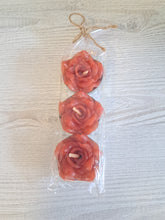 Carica l&#39;immagine nel visualizzatore di Gallery, SET 3 CANDELINE ROSE ROSSE  | COD.ALTTL20532 |
