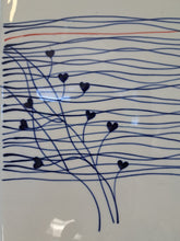 Carica l&#39;immagine nel visualizzatore di Gallery, VASSOIO GRANDE RED&amp;BLUE IN CERAMICA  | COD.40001420 | 25x25
