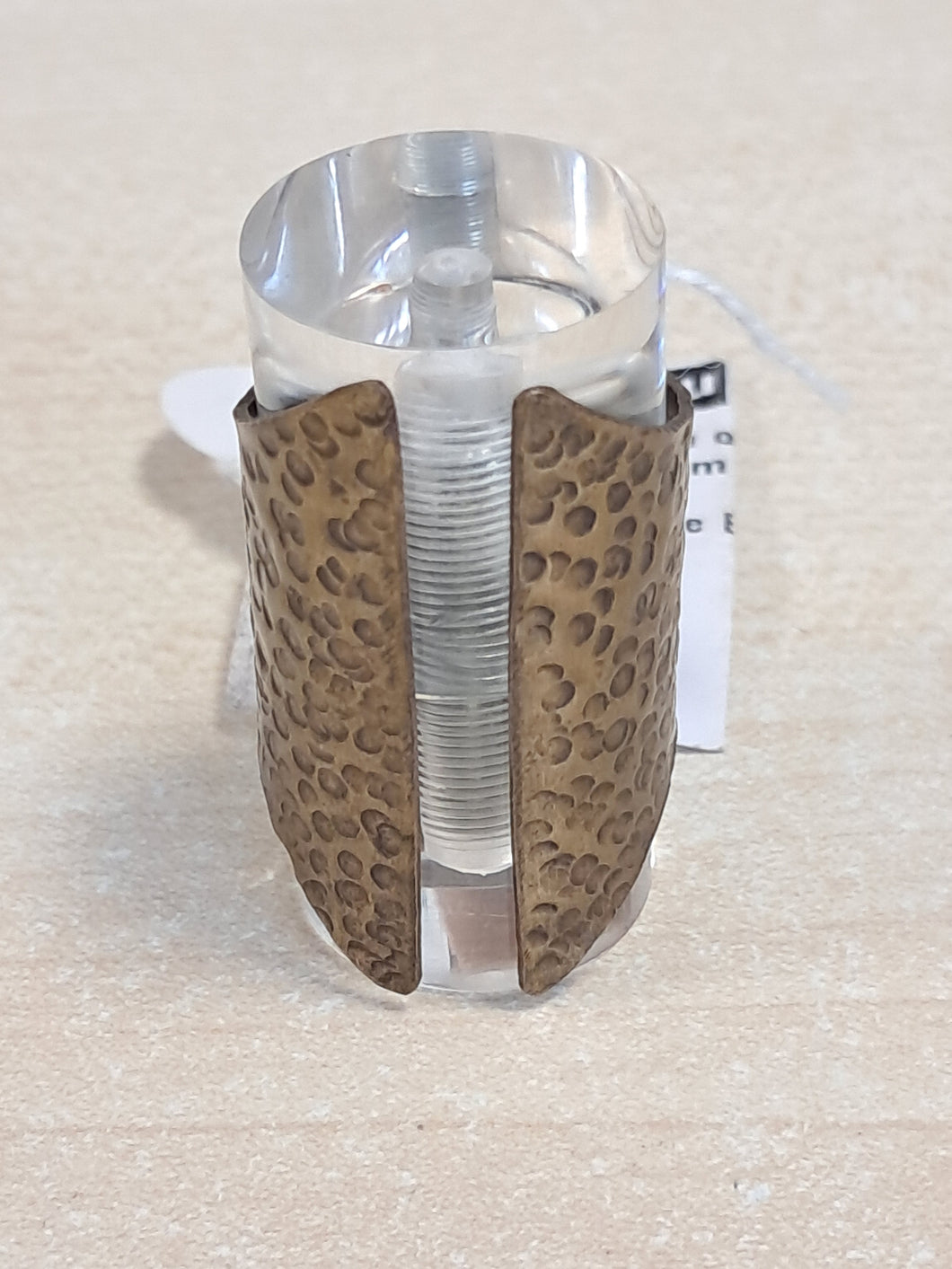 ANELLO ARCIERE IN OTTONE SATINATO| COD.3003207 |dia 1,8 cm h 3,5 cm