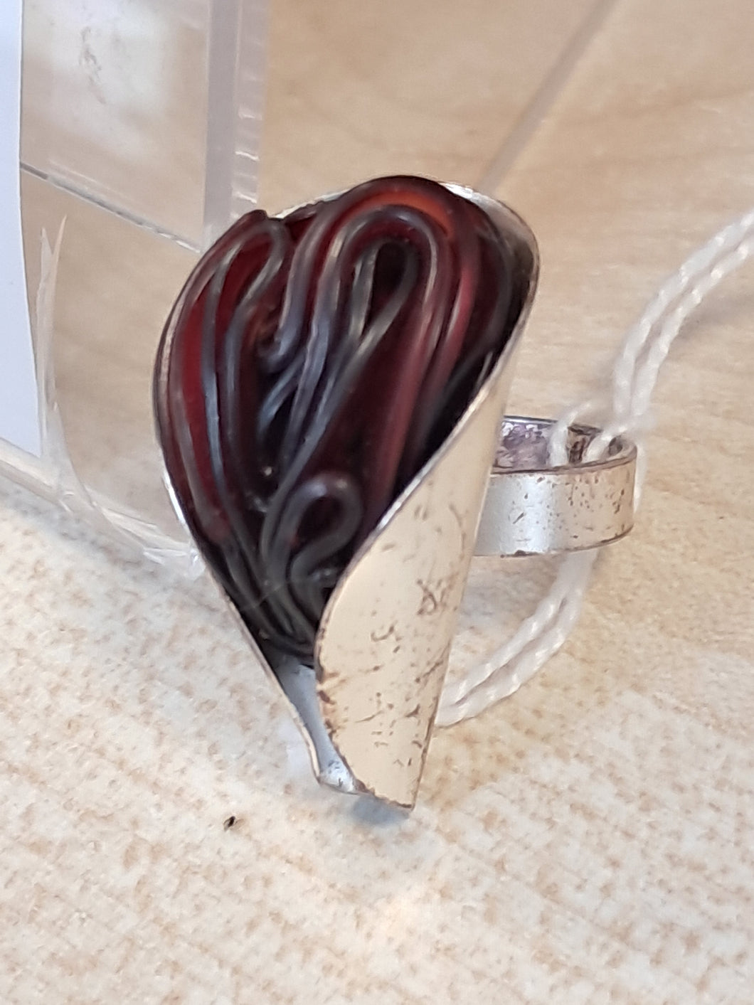 ANELLO LACRIMA GOMMA VINACCIA| COD.AL72166