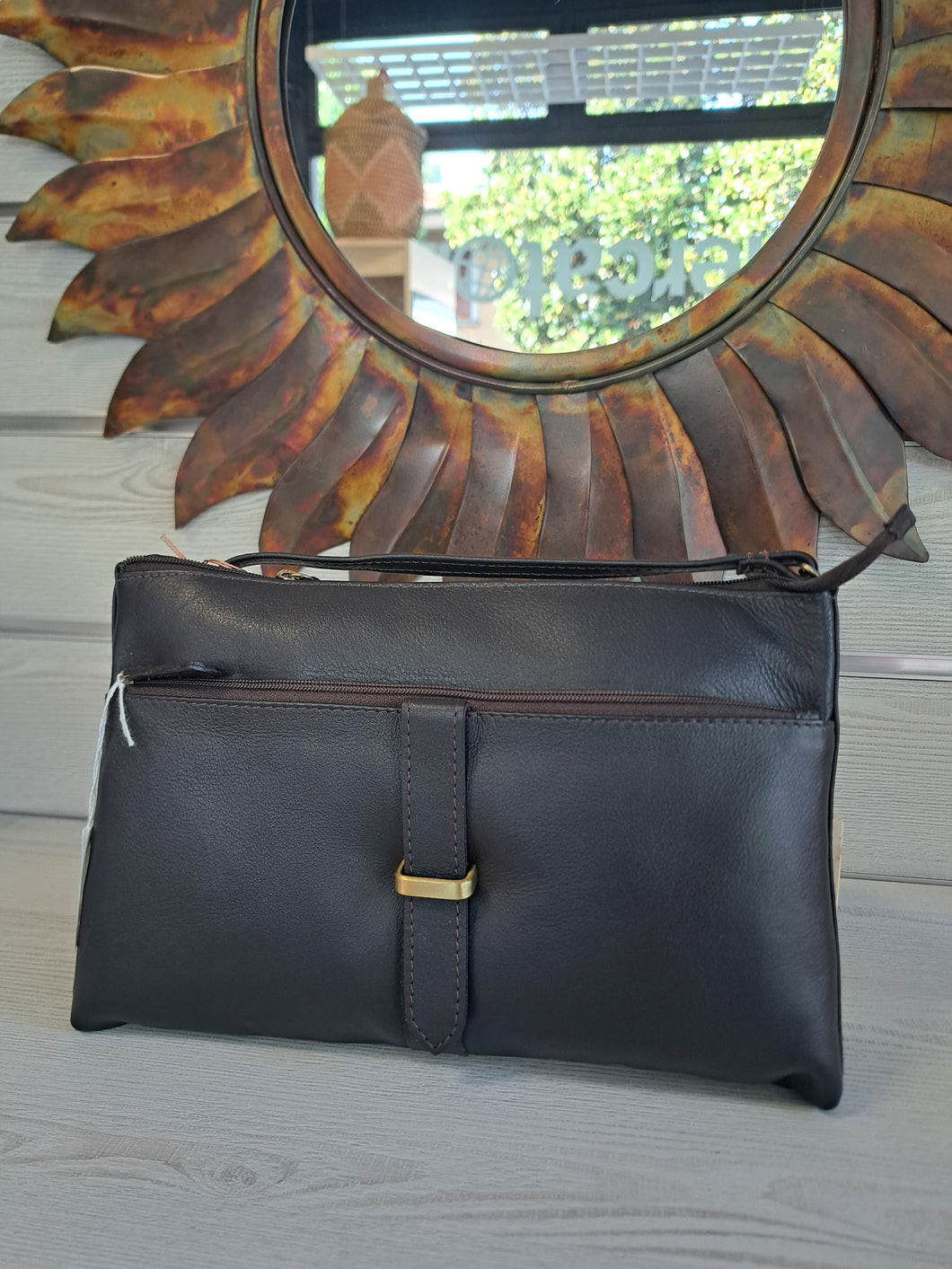 BORSA TRACOLLA MINI SEALDAH CAFFE' | COD.HUBAQIN7081805 | 26x16x2 cm