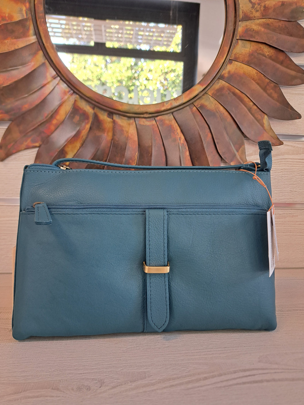 BORSA TRACOLLA MINI SEALDAH PAVONE | COD.HUBAQIN6081871 | 26x16x2 cm
