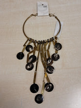 Carica l'immagine nel visualizzatore di Gallery, COLLANA GOCCE IN OTTONE E CORNO | Cod.CTM3000451100
