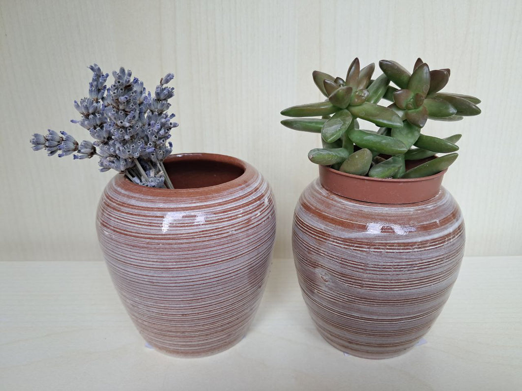 VASO IN TERRACOTTA DECORATA PICCOLO | Cod.4000008600 |