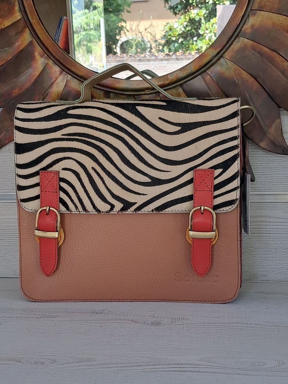 BORSA MANDY STAMPA/PELO | Cod.HUBAQIN0071826|
