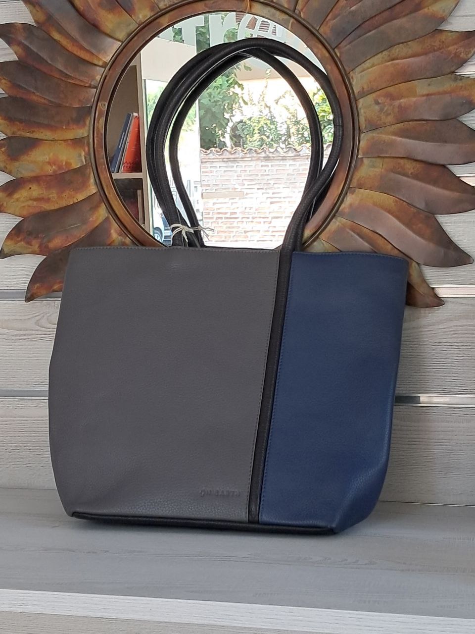 BORSA IN PELLE CALICANTO COLOR NUVOLA| Cod.HUBEQ8073315 |