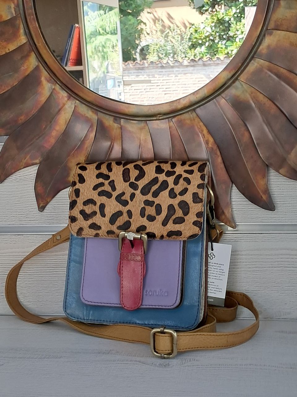 BORSA HANNA STAMPA A PELO | Cod.HUBAQIN2071822 | 17x21