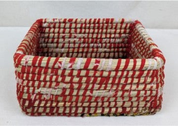CESTO RETTANGOLARE MEDIO FAKA SARI | COD.HUBEQ7282926 | cm 20 x 24 h 12