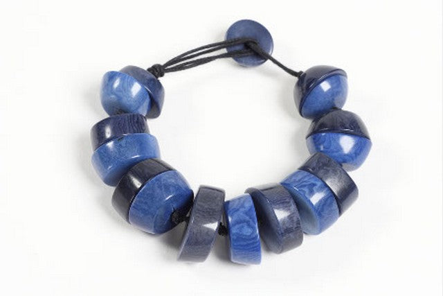 BRACCIALE MILAGROS IN AVORIO VEGETALE | Cod.30006332 | L 23 cm