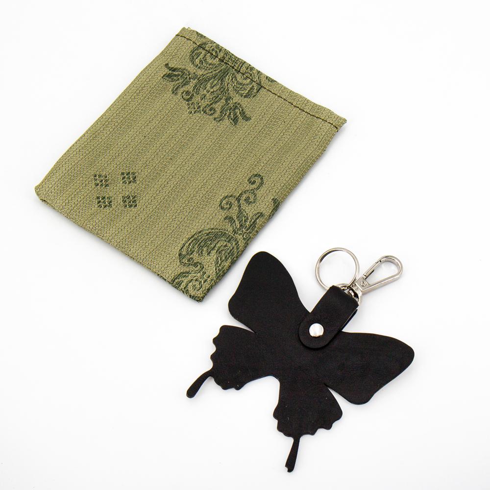 PORTACHIAVI FARFALLA  NERO | COD.HUBAQS0141802 | 10x8 circa