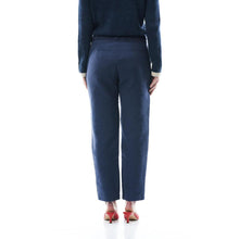 Carica l&#39;immagine nel visualizzatore di Gallery, PANTALONE ERICA KHADI BLU NAVY | COD.HUBOEIN3021931 | S/M
