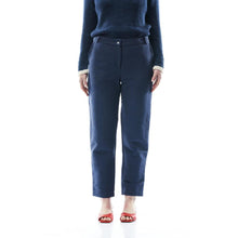Carica l&#39;immagine nel visualizzatore di Gallery, PANTALONE ERICA KHADI BLU NAVY | COD.HUBOEIN3021931 | S/M

