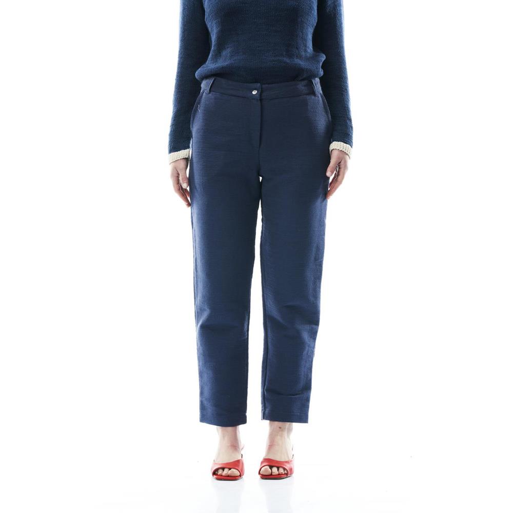 PANTALONE ERICA KHADI BLU NAVY | COD.HUBOEIN3021931 | S/M